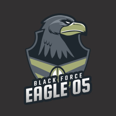 Logo Creator with an Eagle Graphic Inspired in Battle Royale 1847s-2881