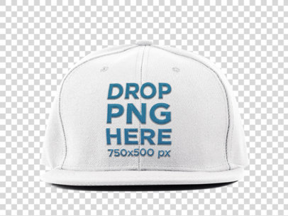 Hat Mockup Over a Transparent Background