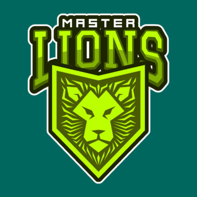Online Logo Maker Featuring a Lion Emblem