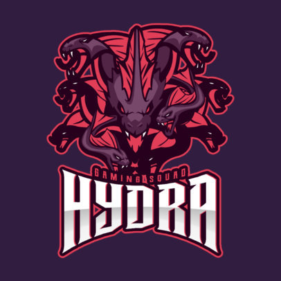 Gaming Logo Maker Featuring a Hydra Illustration