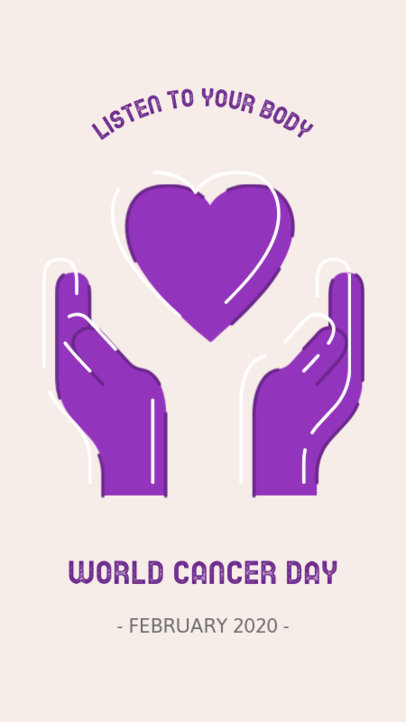 World Cancer Day-Allusive Instagram Story Template