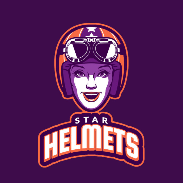 Placeit - Online Logo Generator Featuring a Female Racing Driver ...