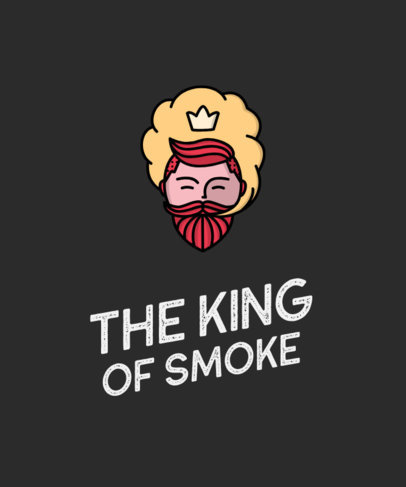 T-Shirt Design Maker Featuring Funny Royal Icons 605-el1