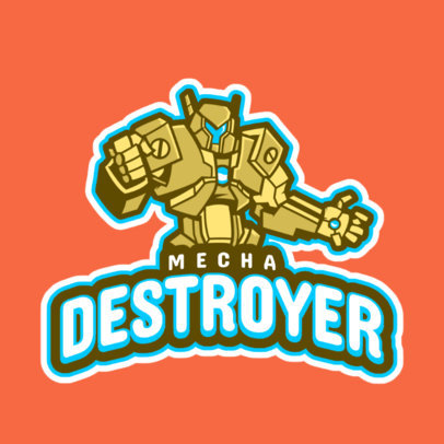 Logo Creator with a Giant Robot Graphic 