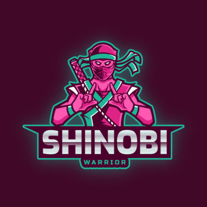 Gaming Logo Maker with a Deadly Ninja Illustration