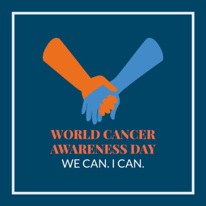 Facebook Post Template for World Cancer Awareness Day