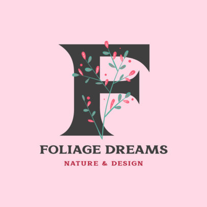 Botanical Design Logo Maker for Plant Shops