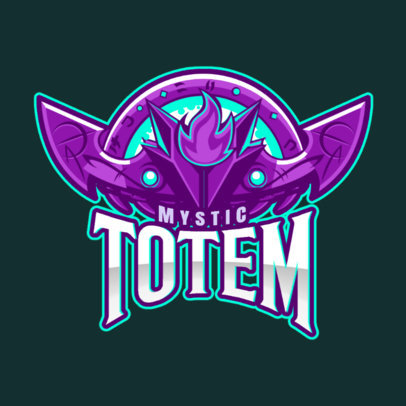 Gaming Logo Maker Featuring an Illustrated Mystic Totem 2499mm-2888