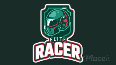 Racing Game Animated Logo Maker with a Somber Illustration 1745h-2890