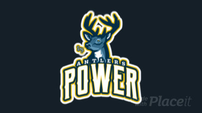 Animated Sports Logo Maker with a Dangerous Animal Graphic