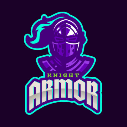 Online Logo Creator with a Medieval Knight Illustration