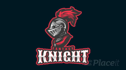 Animated Logo Generator for Gamers Featuring a Knight Clipart 1877m-2883
