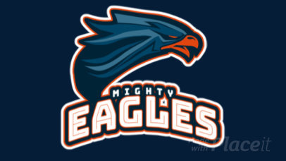 Animated Cricket Logo Generator with an Eagle Mascot