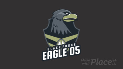 Logo Creator with an Animated Eagle Graphic Inspired in Battle Royale 1847s-2881