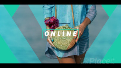 Intro Maker for a Fashion Spring Collection with Geometric Transitions 