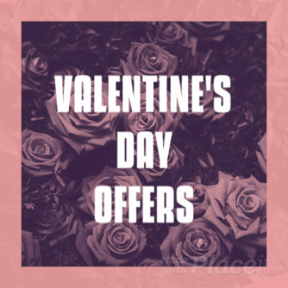 Valentine's Day Instagram Video Maker for a Special Promotion