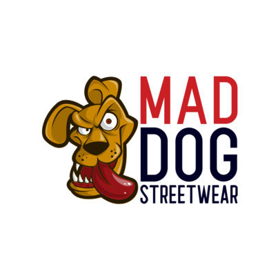 Streetwear Clothing Brand Logo Maker Featuring Bizarre Cartoon Characters