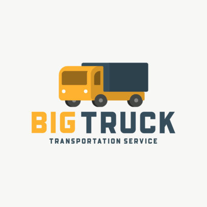 Simple Logo Template for Transportation Companies