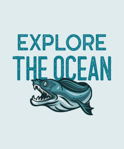 T-Shirt Creator with an Ocean Animal Graphic