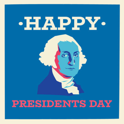 President's Day Instagram Post Maker with Patriotic Graphics