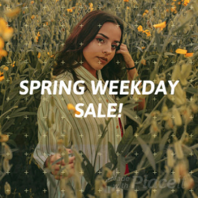 Instagram Video Maker for a Spring Sale