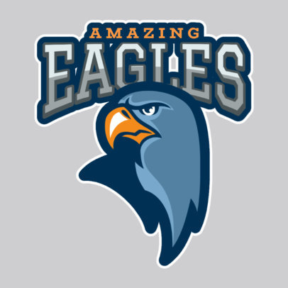 Sports Logo Creator Featuring an Aggressive Eagle 