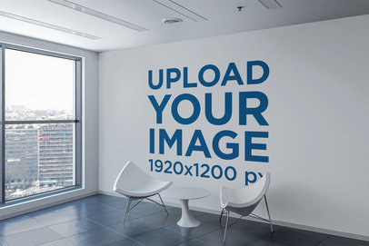 Art Print Wall Mockup Featuring an Apartment with a View 2708-el1