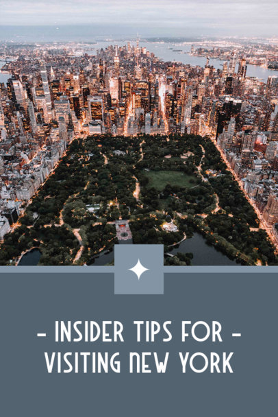Pinterest Pin Maker Featuring New York City Sightseeing Tips 2245f