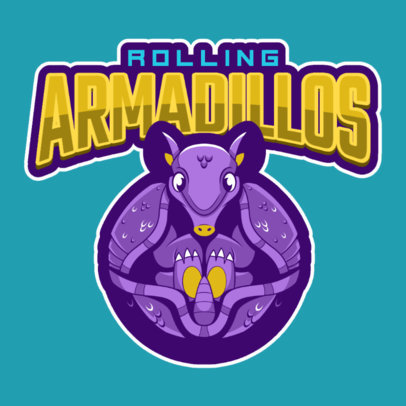 Mascot Logo Generator with a Cute Armadillo