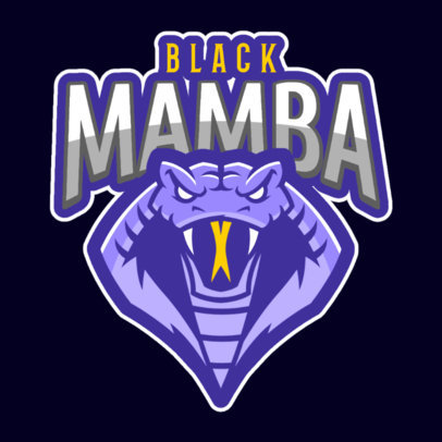 Mascot Logo Maker for Sports Teams Featuring a Viper Clipart 