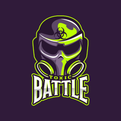 Logo Creator for a Gaming Team with a Masked Character Clipart