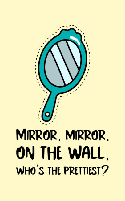 T-Shirt Design Template with Cool VSCO-Inspired Sticker Graphics