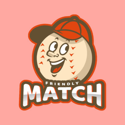 Baseball Logo Creator with a Cartoonish Mascot 