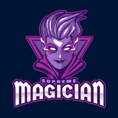 Gaming Logo Maker with a Female Magician