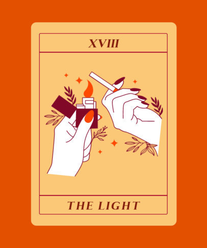 Funny T-Shirt Generator with a Tarot Card Theme