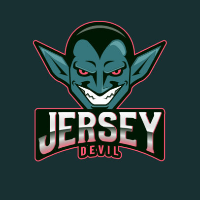Gaming Logo Maker Featuring a Malicious Imp