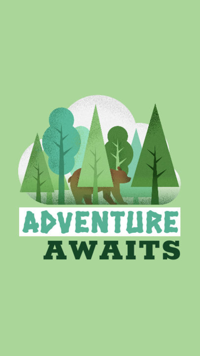 Instagram Story Maker with an Adventure Quote