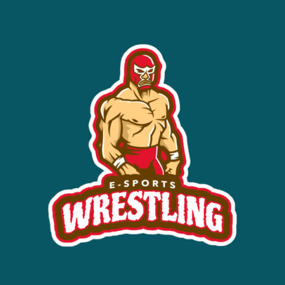 Logo Maker Featuring a Luchador Illustration 1746l-2926