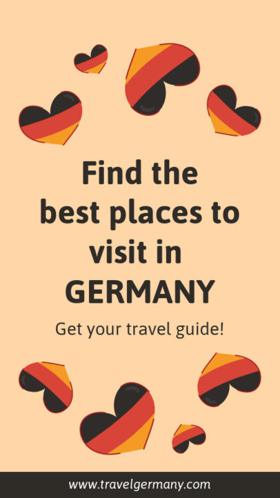 Instagram Story Maker for a Travel Coupon to Germany 