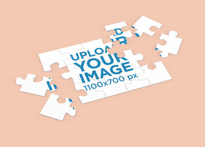 Mockup of an Unfinished Puzzle 