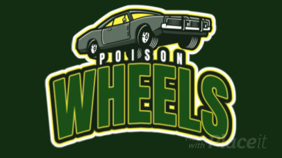 GTA-Inspired Animated Logo Maker Featuring a Lowrider Car Illustration 1745k-2935