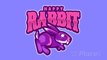 Animated Sports Logo Creator with a Jumping Rabbit Graphic 120ff-2933