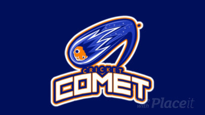 Animated Sports Logo Generator Featuring a Comet Clipart 
