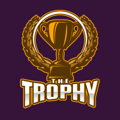 Gaming Logo Creator Featuring a Trophy Graphic