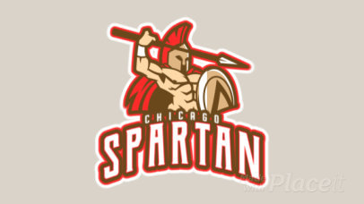 Animated Logo Maker with a Spartan Warrior Character 29y-2927