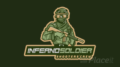 Cool Animated Logo Creator for a Shooting Gaming Squad