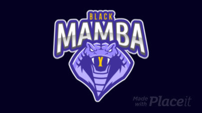 Animated Mascot Logo Maker for Sports Teams Featuring a Viper Clipart 120kk-2932