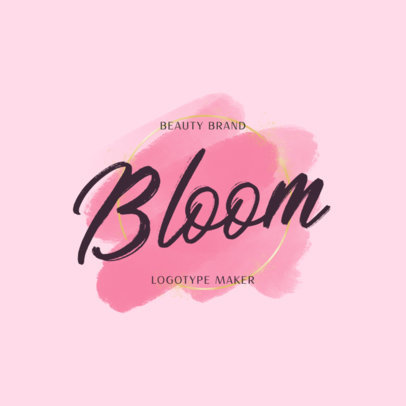 Feminine Logo Maker for a Cosmetics Brand