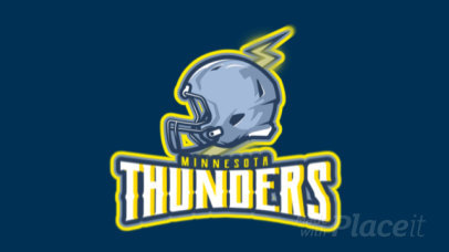 Animated Football Logo Creator with a Helmet Clipart 1748w-2932