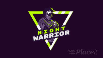 Cool Animated Logo Maker for Gamers Featuring an Angry Warrior Illustration 1747ee-2931